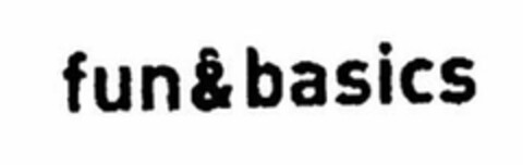 FUN & BASICS Logo (USPTO, 13.05.2014)