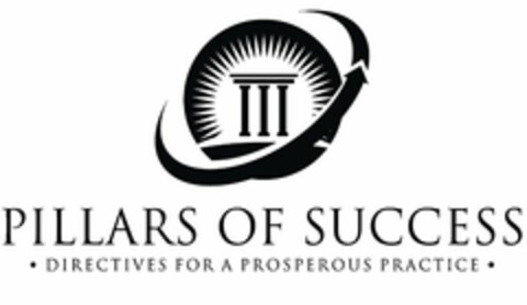 PILLARS OF SUCCESS · DIRECTIVES FOR A PROSPEROUS PRACTICE · Logo (USPTO, 13.08.2014)