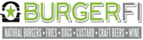 BURGERFI NATURAL BURGERS FRIES DOGS CUSTARD CRAFT BEERS WINE Logo (USPTO, 11/14/2014)