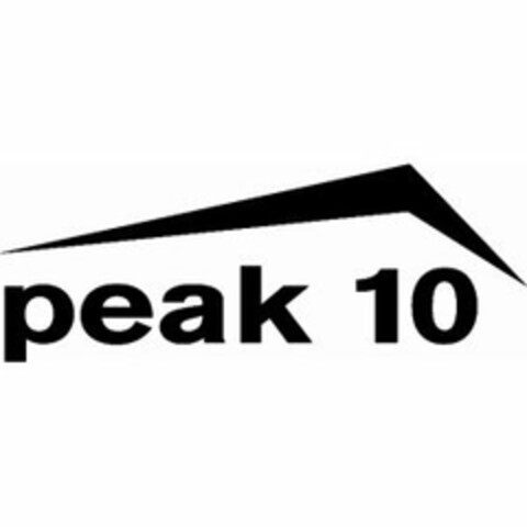 PEAK 10 Logo (USPTO, 19.12.2014)