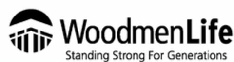 WOODMENLIFE STANDING STRONG FOR GENERATIONS Logo (USPTO, 31.12.2014)