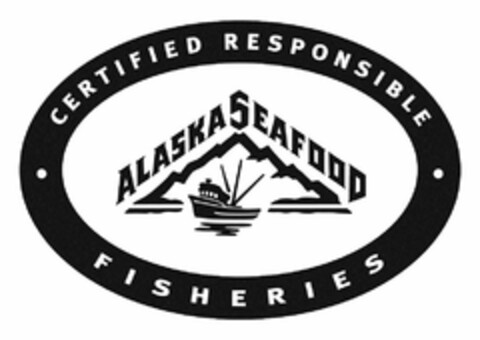 ALASKA SEAFOOD CERTIFIED RESPONSIBLE FISHERIES Logo (USPTO, 09.03.2015)