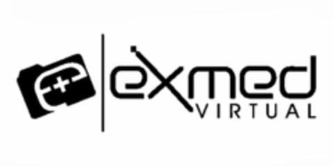 E EX MED VIRTUAL Logo (USPTO, 06/26/2015)