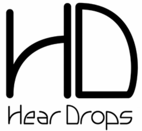 HD HEAR DROPS Logo (USPTO, 15.02.2016)