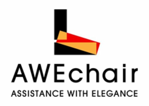 AWECHAIR ASSISTANCE WITH ELEGANCE Logo (USPTO, 06.07.2016)