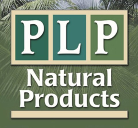 PLP NATURAL PRODUCTS Logo (USPTO, 07/18/2016)