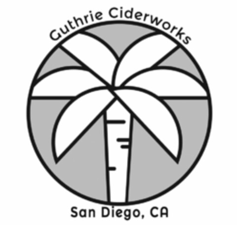 GUTHRIE CIDERWORKS SAN DIEGO, CA Logo (USPTO, 11/07/2016)