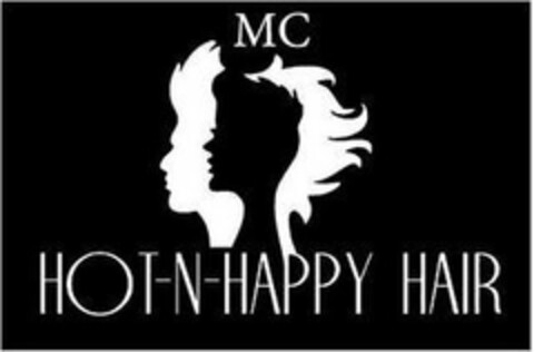 MC HOT-N-HAPPY HAIR Logo (USPTO, 09/27/2017)