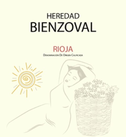 HEREDAD BIENZOVAL RIOJA DENOMINACIÓN DEORIGEN CALIFICADA Logo (USPTO, 11/09/2017)