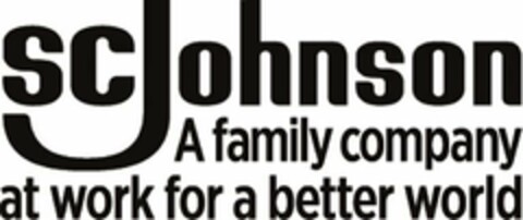 SC JOHNSON A FAMILY COMPANY AT WORK FOR A BETTER WORLD Logo (USPTO, 05.04.2018)