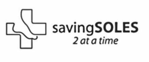 SAVING SOLES 2 AT A TIME Logo (USPTO, 09/18/2018)