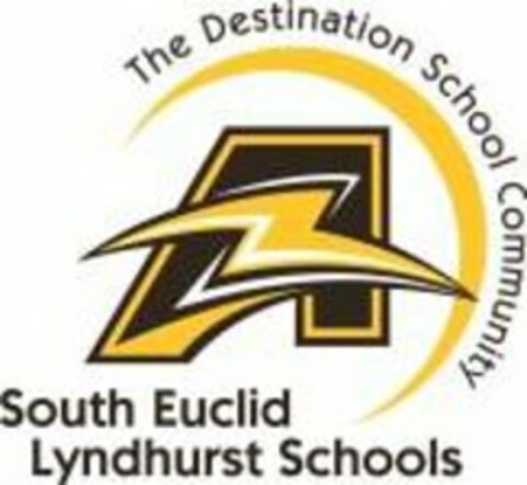 THE DESTINATION SCHOOL COMMUNITY A SOUTH EUCLID LYNDHURST SCHOOLS Logo (USPTO, 10/02/2018)