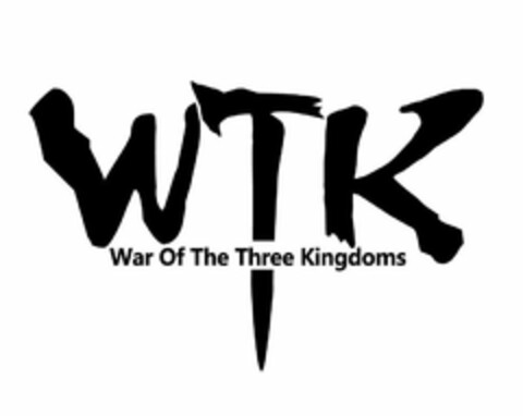 WTK WAR OF THE THREE KINGDOMS Logo (USPTO, 02.01.2019)