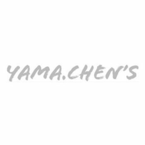 YAMA.CHEN'S Logo (USPTO, 27.05.2020)