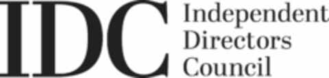 IDC INDEPENDENT DIRECTORS COUNCIL Logo (USPTO, 09.07.2020)