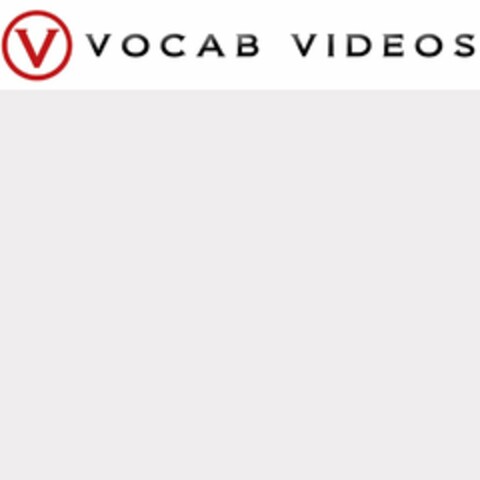 VOCAB VIDEOS V Logo (USPTO, 02.01.2009)