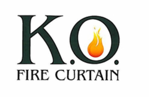 K.O. FIRE CURTAIN Logo (USPTO, 29.01.2009)