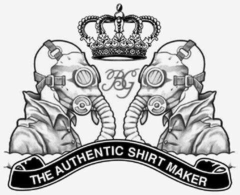 BG THE AUTHENTIC SHIRT MAKER Logo (USPTO, 09/04/2009)