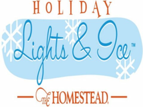 HOLIDAY LIGHTS & ICE THE HOMESTEAD Logo (USPTO, 11/03/2009)