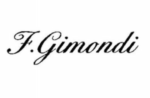 F. GIMONDI Logo (USPTO, 02.12.2009)