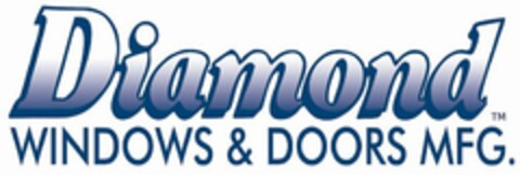 DIAMOND WINDOWS & DOORS MFG. Logo (USPTO, 29.10.2010)