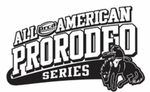 PRCA PRORODEO ALL AMERICAN PRORODEO SERIES Logo (USPTO, 02.11.2010)