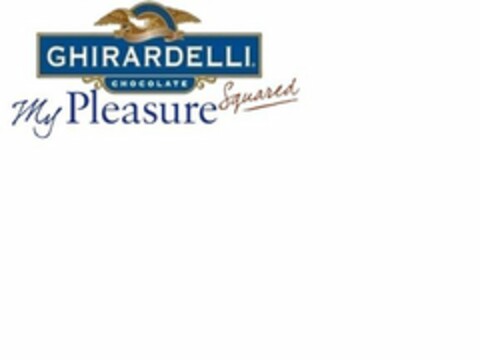 SAN FRANCISCO FOUNDED IN 1852 GHIRARDELLI CHOCOLATE MY PLEASURE SQUARED Logo (USPTO, 11.11.2010)