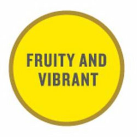 FRUITY AND VIBRANT Logo (USPTO, 03.03.2011)