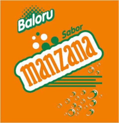 BALORU SABOR MANZANA Logo (USPTO, 03/30/2011)