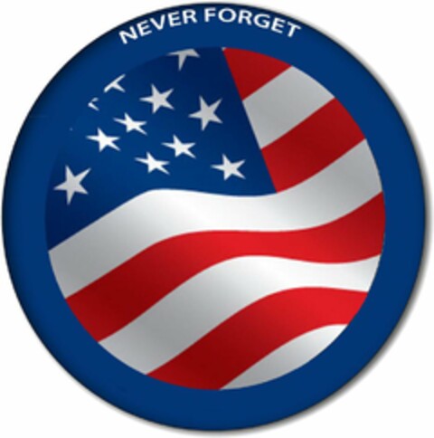 NEVER FORGET Logo (USPTO, 27.10.2011)