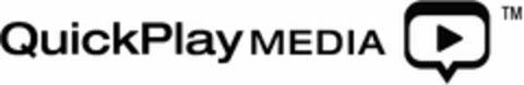 QUICKPLAY MEDIA Logo (USPTO, 12/21/2011)