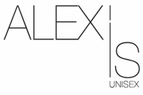 ALEX IS UNISEX Logo (USPTO, 17.07.2012)