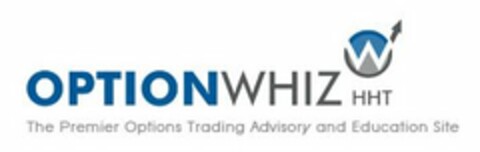 OPTIONWHIZ W HHT THE PREMIER OPTIONS TRADING ADVISORY AND EDUCATION SITE Logo (USPTO, 13.08.2012)