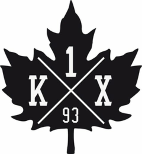 K1X 93 Logo (USPTO, 16.08.2013)