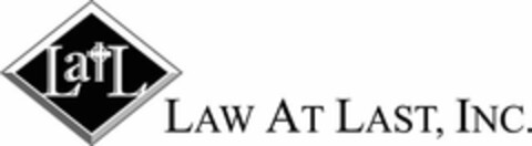 LA L LAW AT LAST, INC. Logo (USPTO, 08/06/2014)