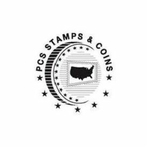 PCS STAMPS & COINS Logo (USPTO, 08.09.2014)