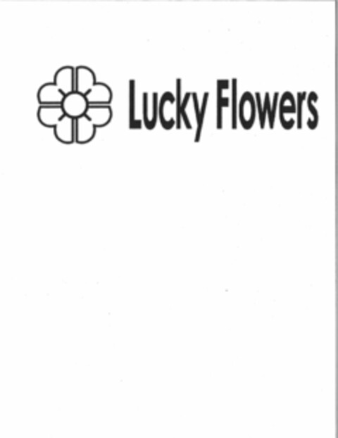 LUCKY FLOWERS Logo (USPTO, 21.10.2014)