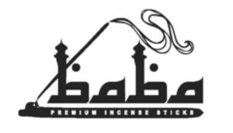 BABA PREMIUM INCENSE STICKS Logo (USPTO, 12/12/2014)