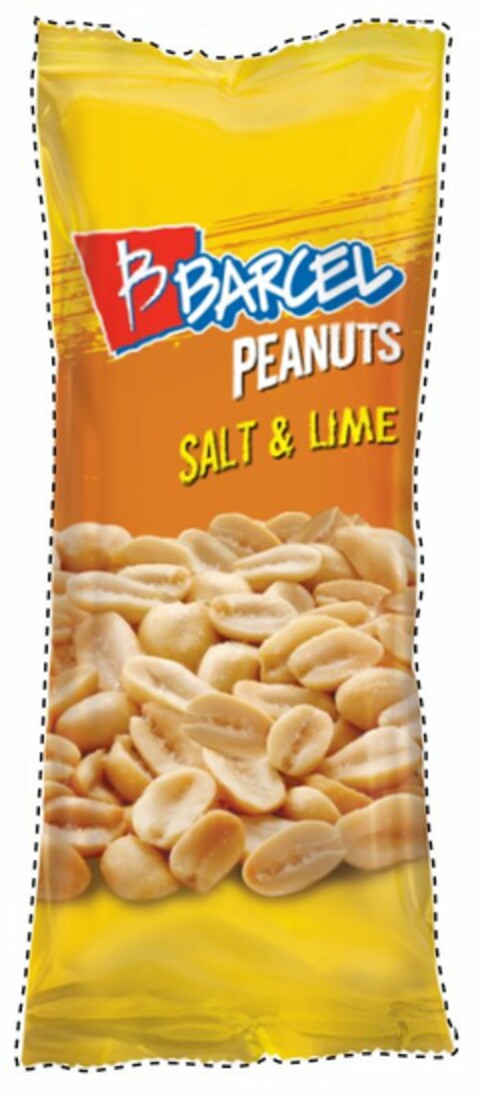 B BARCEL PEANUTS SALT & LIME Logo (USPTO, 14.01.2015)