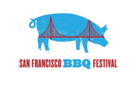 SAN FRANCISCO BBQ FESTIVAL Logo (USPTO, 08/28/2015)