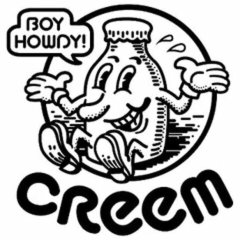 BOY HOWDY! CREEM Logo (USPTO, 01.09.2015)