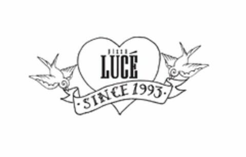 PIZZA LUCÉ · SINCE 1993 · Logo (USPTO, 10/07/2015)