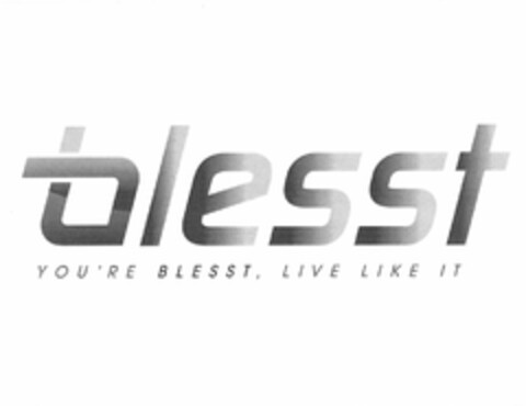 BLESST YOU'RE BLESST, LIVE LIKE IT Logo (USPTO, 28.10.2015)