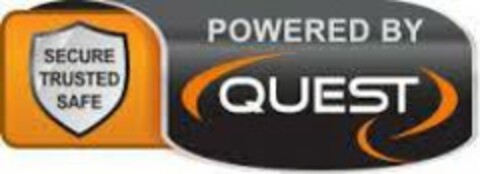 POWERED BY QUEST Q SECURE TRUSTED SAFE Logo (USPTO, 17.11.2015)