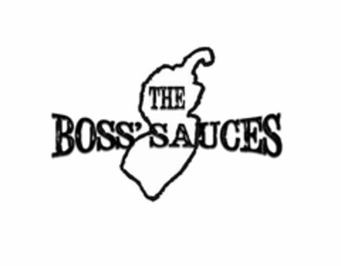 THE BOSS' SAUCES Logo (USPTO, 07.06.2016)