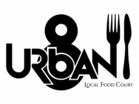 URBAN 8 LOCAL FOOD COURT Logo (USPTO, 22.09.2016)