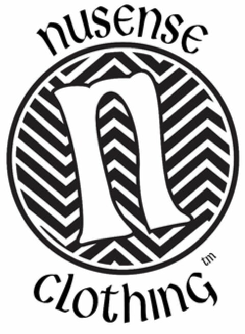 NUSENSE CLOTHING N Logo (USPTO, 16.03.2017)