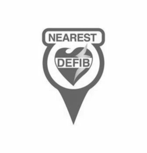 NEAREST DEFIB Logo (USPTO, 07/07/2017)