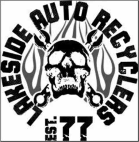 LAKESIDE AUTO RECYCLERS EST. 77 Logo (USPTO, 07.07.2017)