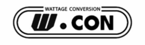 W.CON WATTAGE CONVERSION Logo (USPTO, 09.10.2018)